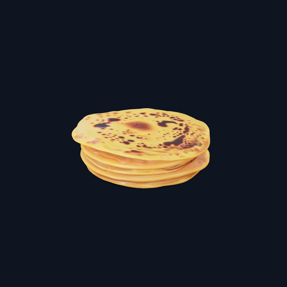 Pancake Stack D Model Pack